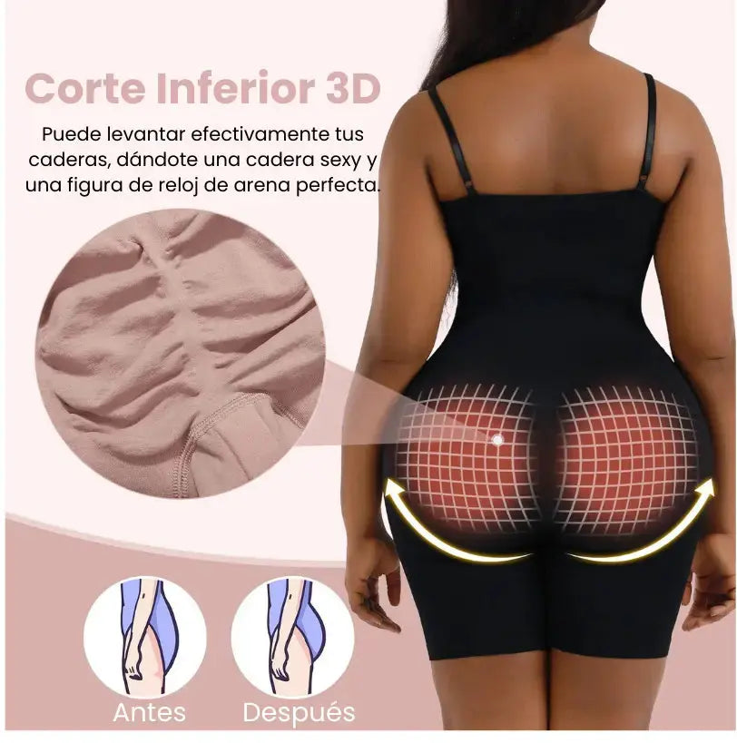 Faja Curvify® Despídete de rollitos y celulitis desde el primer uso: cintura reloj de arena sin esfuerzo ni incomodidad